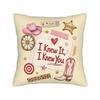 I Knew It I Knew You Cartoon Movie Square Pillow Cases TS Cushion Covers Customized Zippered Decorative Pillowcase for Sofa