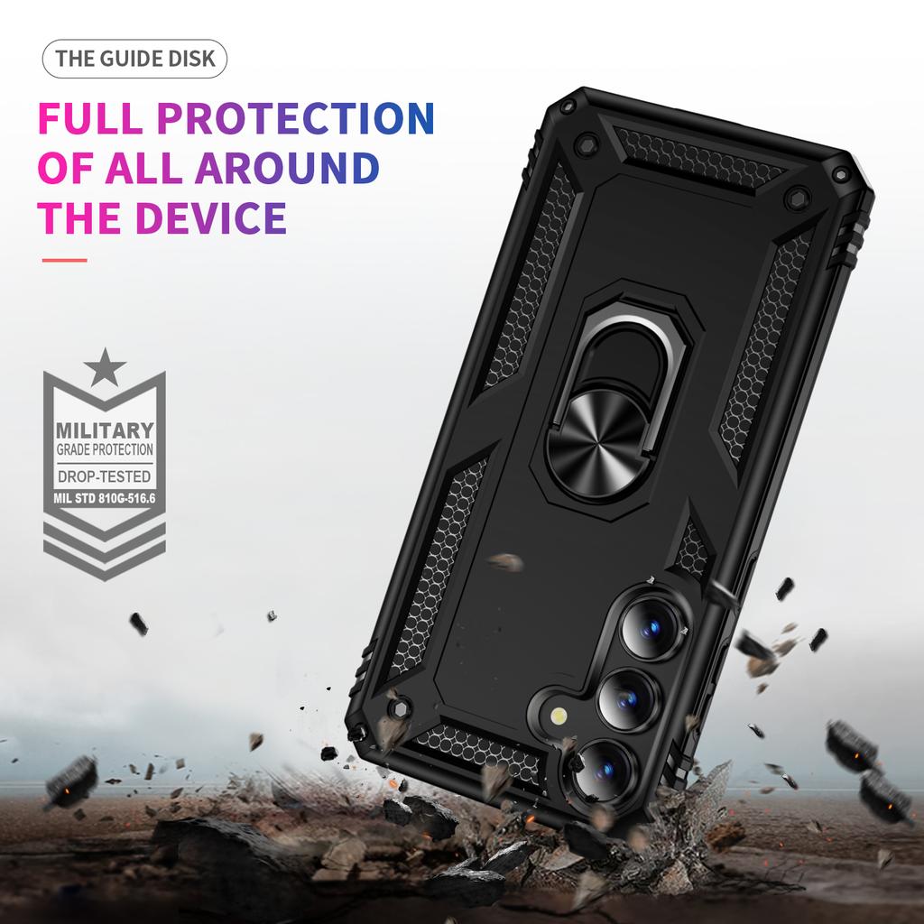 For Samsung Galaxy S25 FE Case PC+TPU Phone Cover with Kickstand
