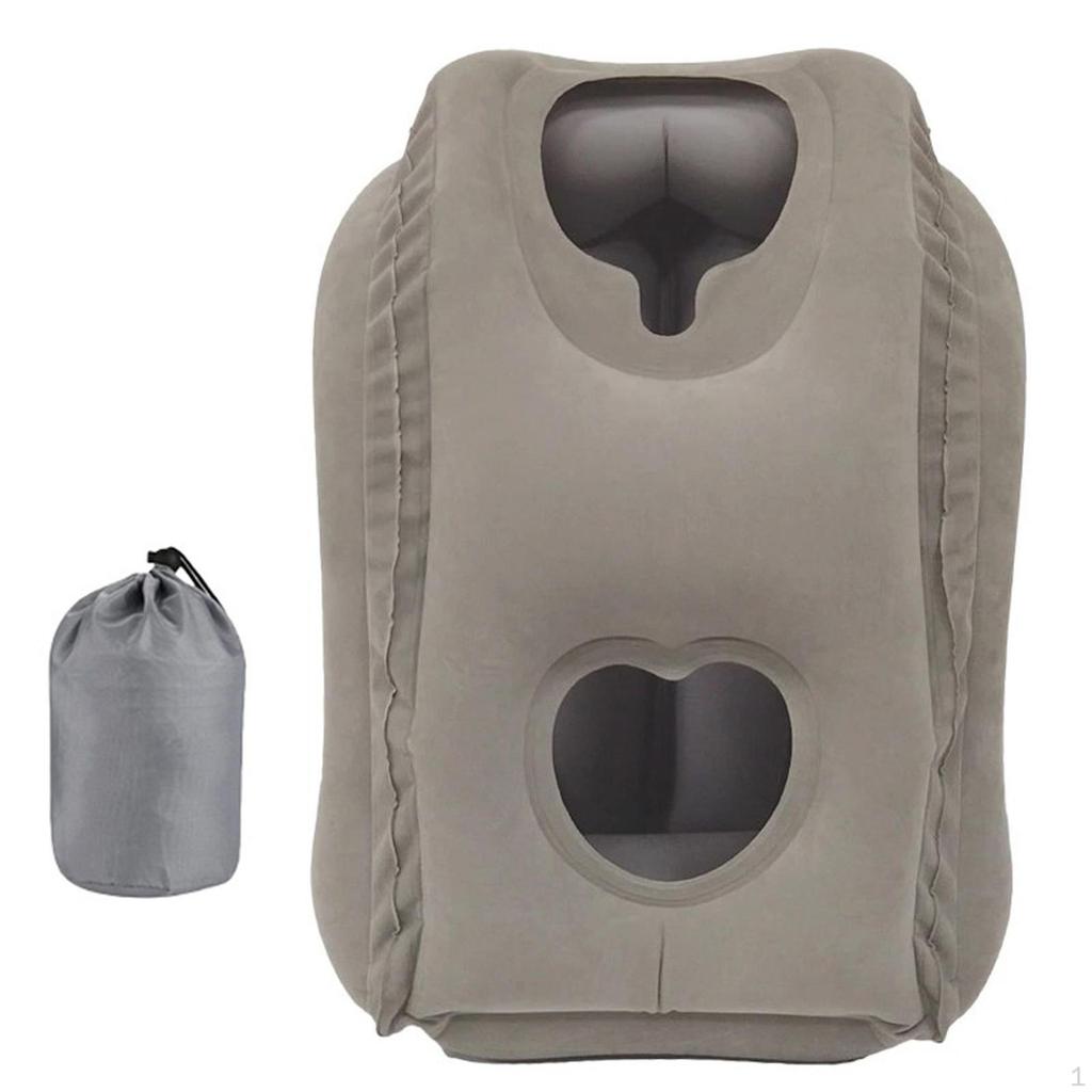 Travel Pillow, Breathable Neck Pillow Inflatable for Train, Living Room Car, Gifts