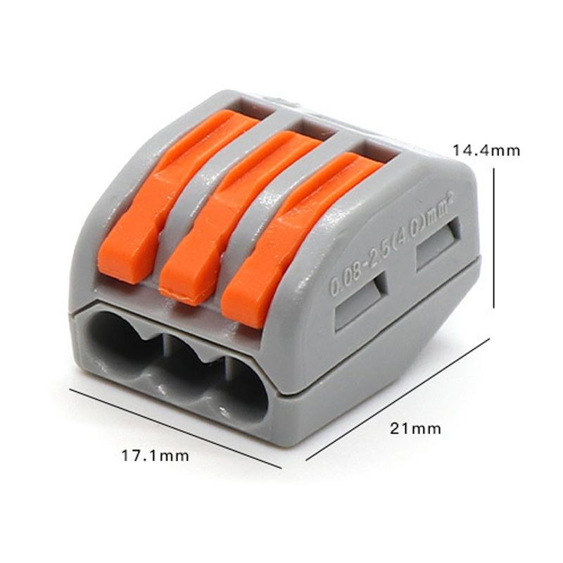 

20 шт. Швидкознімний термінальний з єднувач Чудова електропровідність Гнучкий Жорсткий Розділений Провід