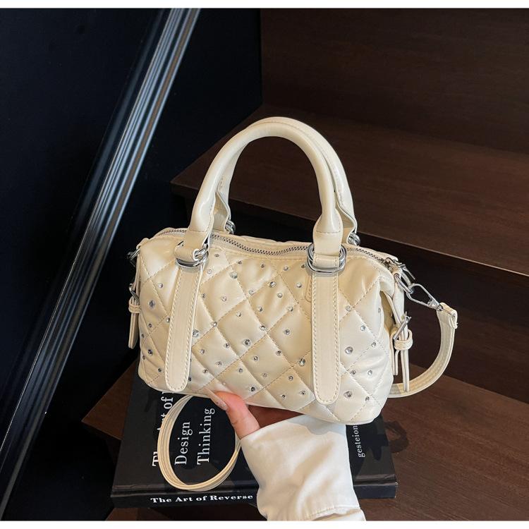 Summer New Diamond Fashion Commuter Bag Women's High-value Messenger Bucket Bag