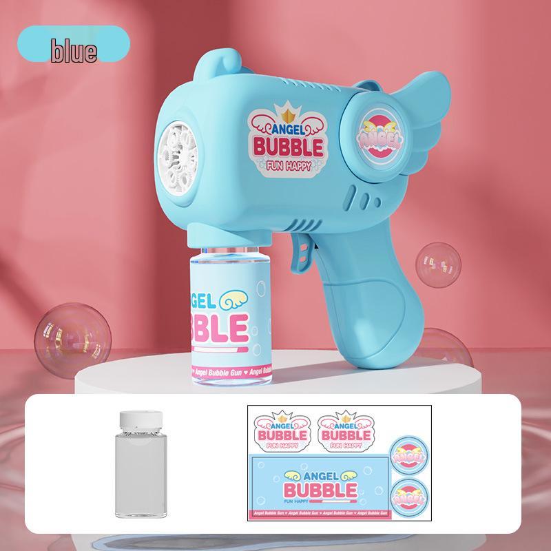 Automatic Space Bubble Gun - Luminous Handheld Toy for Kids