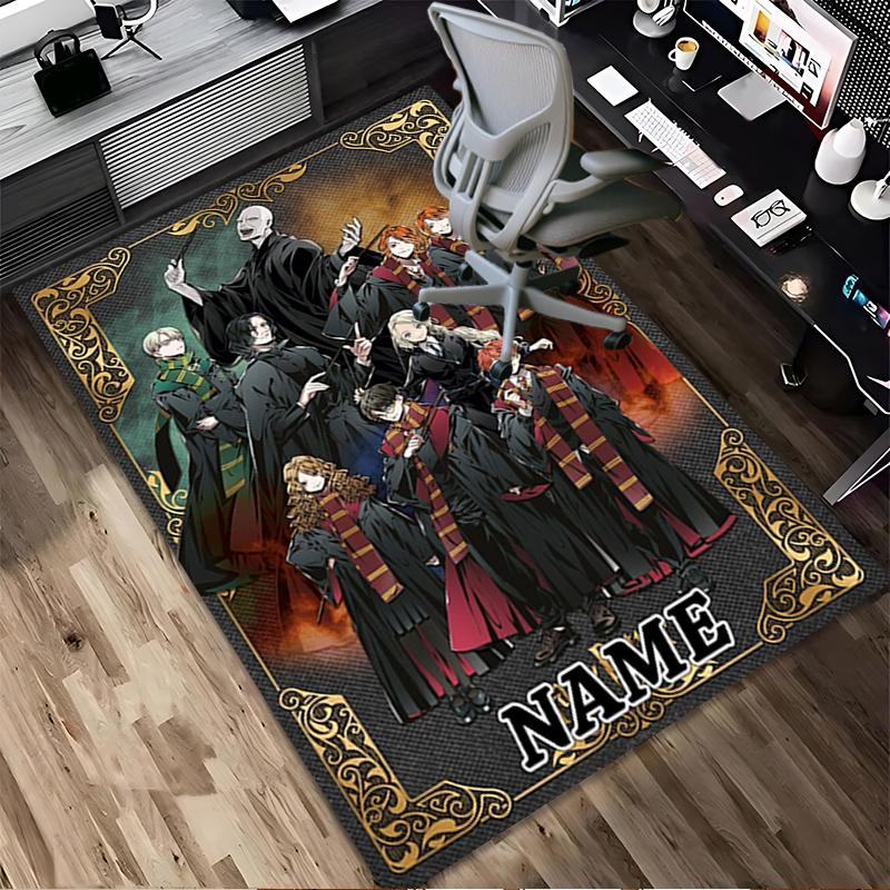 Custom Name Magic Moment Living Room Non-Slip Area Rug Soft Carpet for Bedroom Kids Playroom Sofa Office Home Decor Doormat