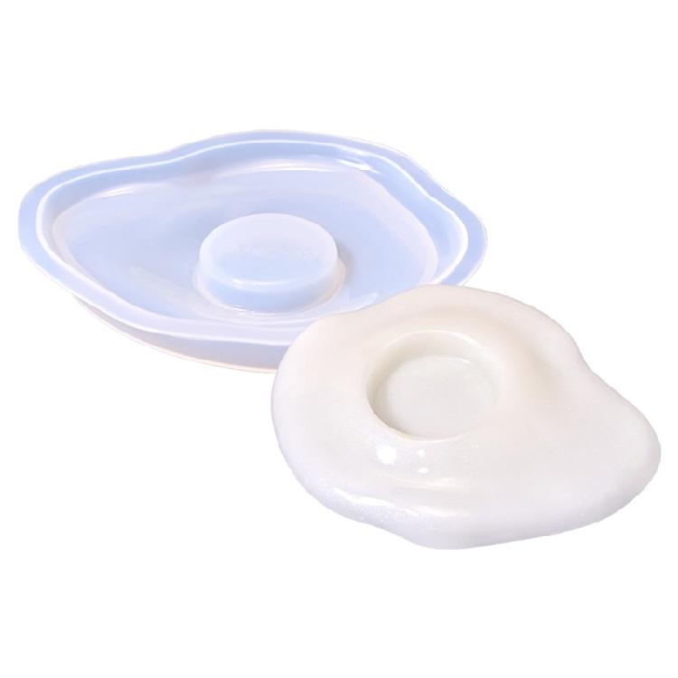 Multifuntional Silicone Mold Eggs Shape Easy Releasing Molds Silicone Texture for Candle Making and Artistic Home Decors