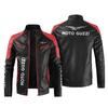 [Light and thin] Guzi leather jacket motorcycle windproof pu leather jacket men's jacket zipper top