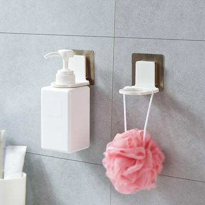 Nuovo 1 PZ Semplice Mensola da Parete per Shampoo Gancio a Ventosa Muro Gancio per Gel Doccia da Bagno Portasapone Liquido da Cucina R