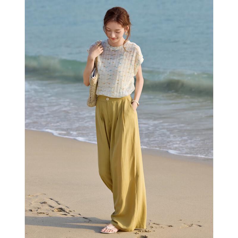 Women s Tencel Lyocell Blend Two-Piece Casual Set M