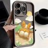 Cute Cartoon Corgi Dog Silicone Phone Case For iPhone 14 Pro Max Cases iPhone 11 12 13 15 XS XR X 7 8 Plus Shockproof Soft Cover
