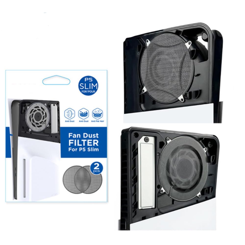 Kompatibel med PS5 slim 2-delers støvdeksel PS5 Pro Heatsink Barrier Pet Hårdeksel Støvtett PlayStation 5 Pro Optical Drive Version Spillkonsoll