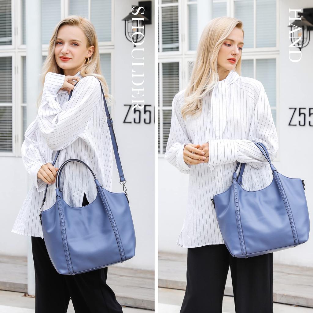 Published in magazine Tote bag with pochette A4 PC storage Shoulder for both on and off PU leather Fashion Recruit Commuting Business Italy 171077