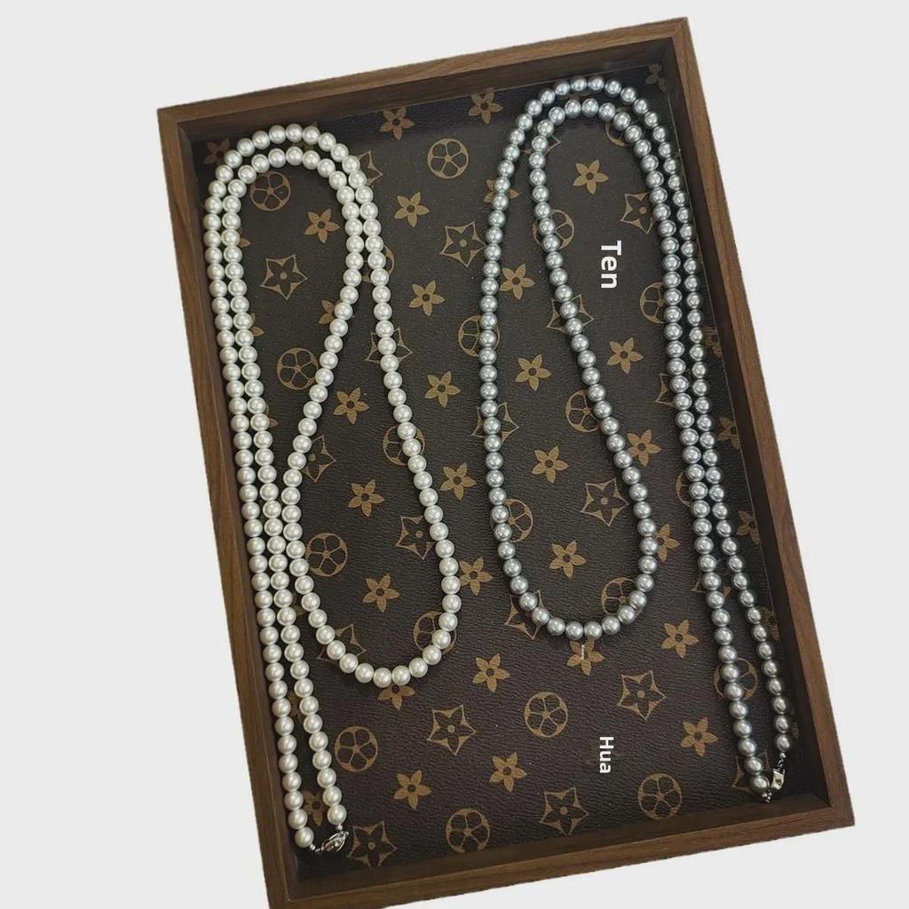 120cm Shijia Pearl Multi-Layered High-Gloss Long Necklace