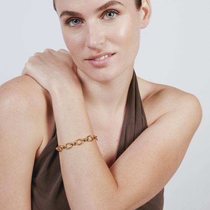 Bracelet Luxenter fini en or jaune 18 carats - Salbra