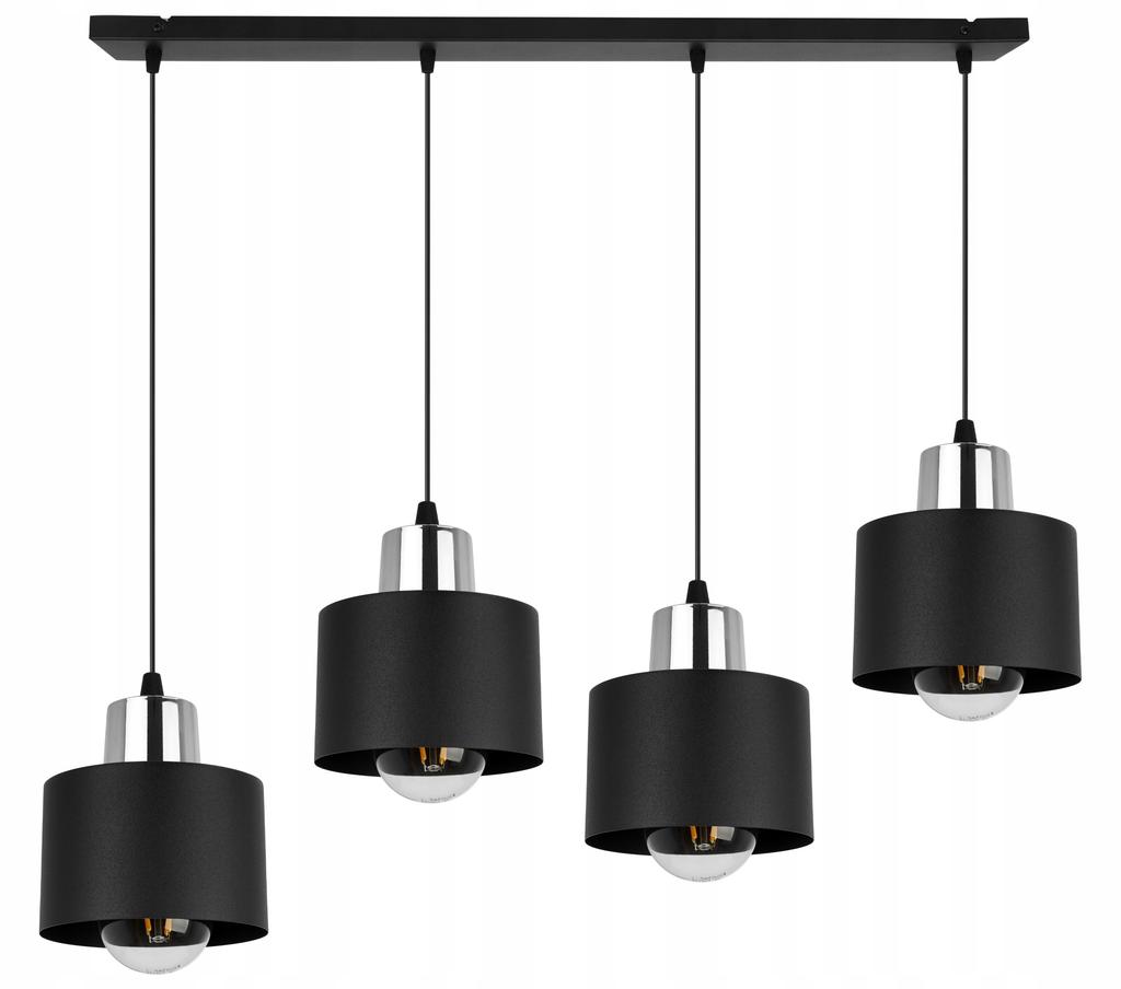 MODERN CEILING HANGING LAMP BLACK LED LAMP