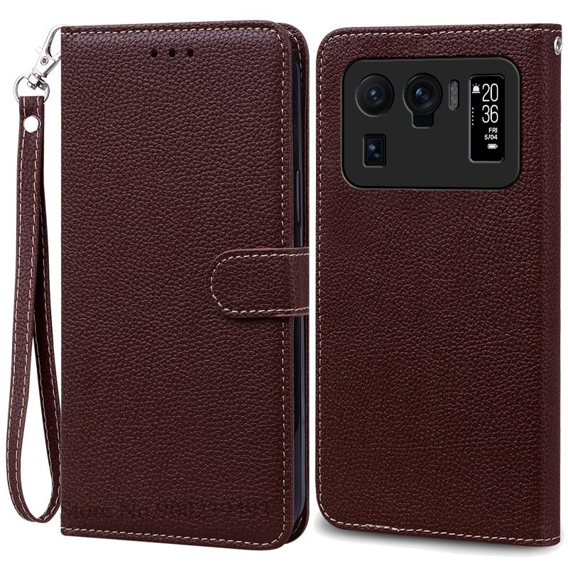 

Чехол Mi 11 Ultra для Xiaomi Mi 11 Ultra, кожаный чехол-книжка с откидной крышкой для Xiaomi Mi 11 Ultra, силиконовый чехол-книжка Fundas For Mi 11 Ultra