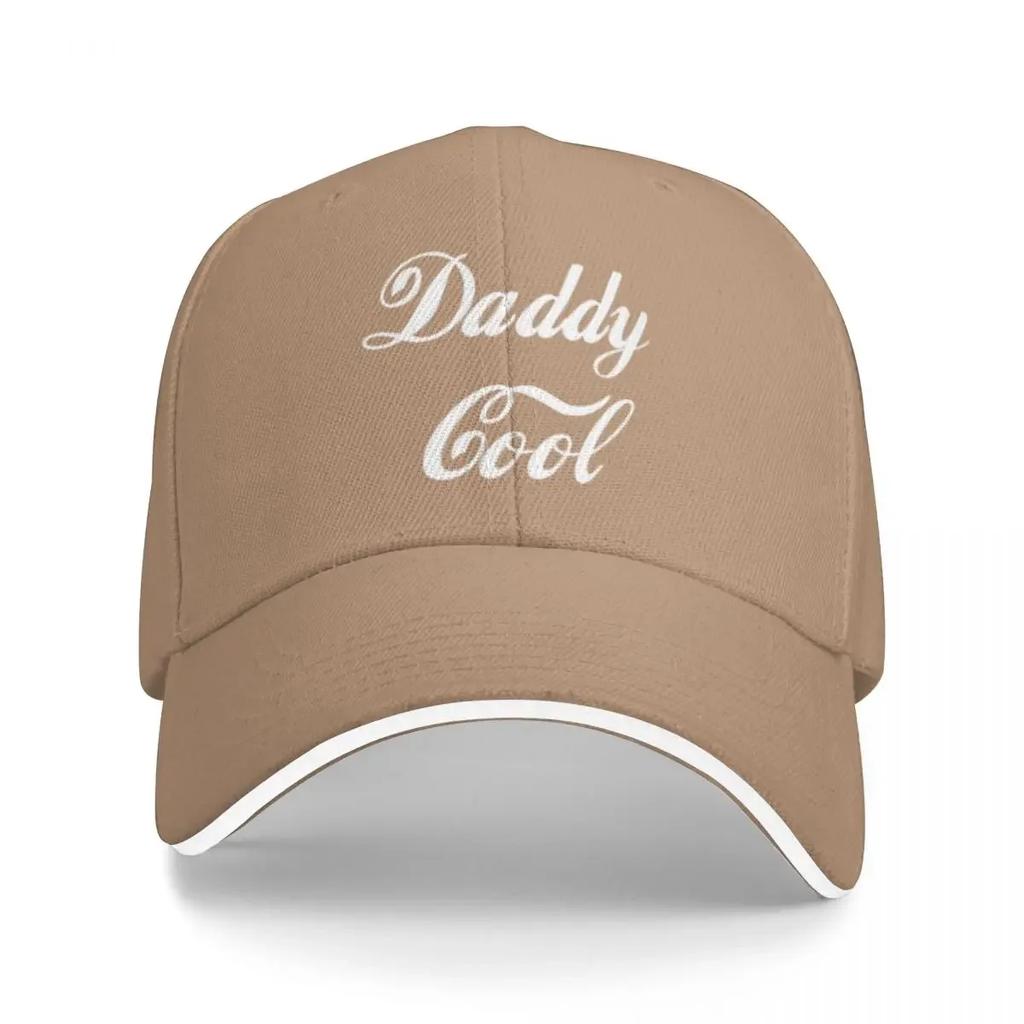Daddy Cool Happy Fathers Day Baseball Cap Sports Cap Snap Back Hat Womens Golf Clothing Unisexs