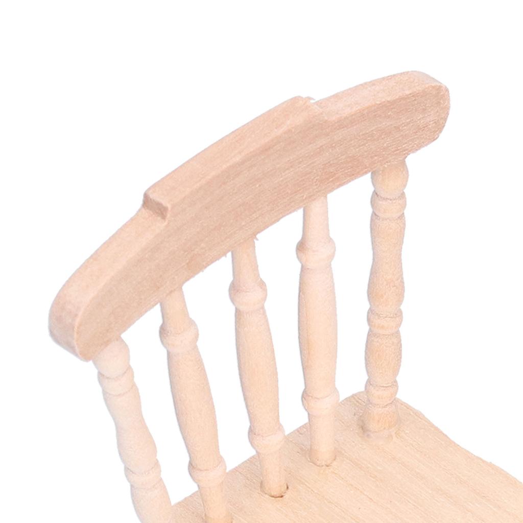 1:12 Chair Miniature Furniture Doll House Decoration Model Children Play Toy