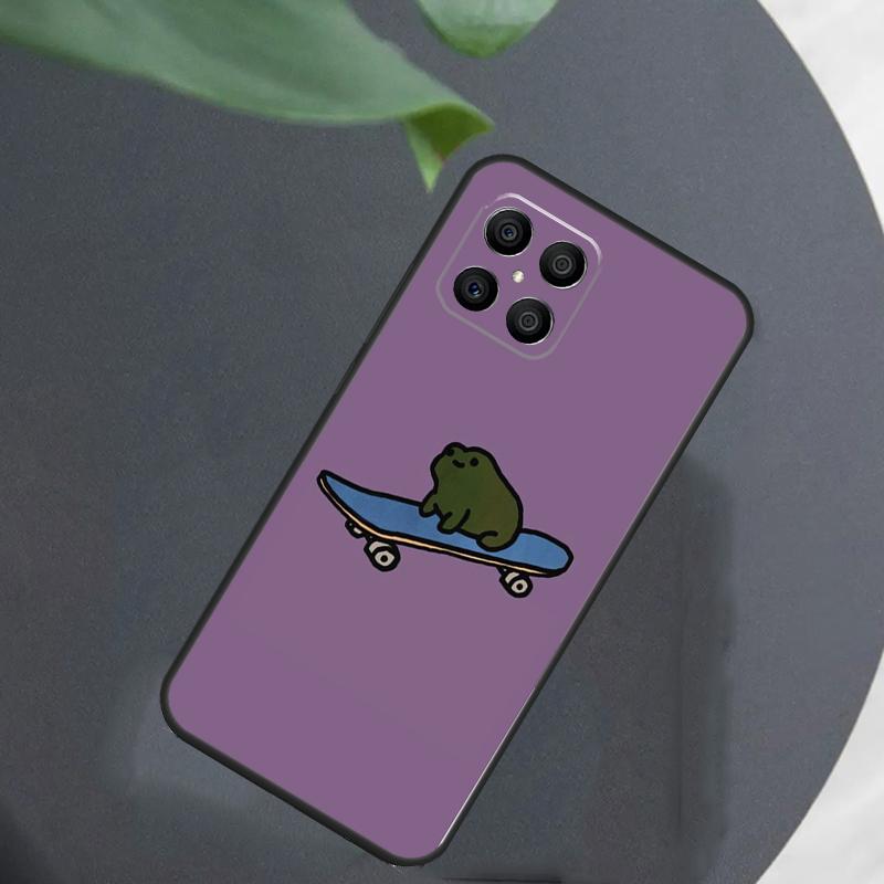 Cute Cartoon Frog For Honor Magic 8 7 5 6 Pro Case For Honor 200 400 Lite 50 70 90 X8c X8b X9a X9b X9c X9d Win