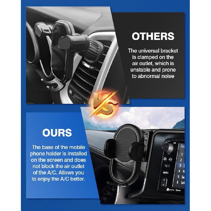 Autorder Custom Fit for Car Phone Holder 2019-2022 Mercedes-Benz C-Class GLC/2021 2022 V-Class Accessories Phone Mount 10.25" Screen Cell Phone