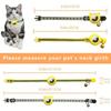 For Airtag Protective Case Cat Collar with Adjustable Night Reflection Kitten Collar with Bell for Cats Dog Puppy Without Airtag