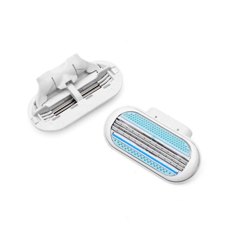 8 Stück Beauty Sicherheitsrasierklinge Rasierklingen Damen Schärfer 3 Lagen Damen Rasierklingen Kopf