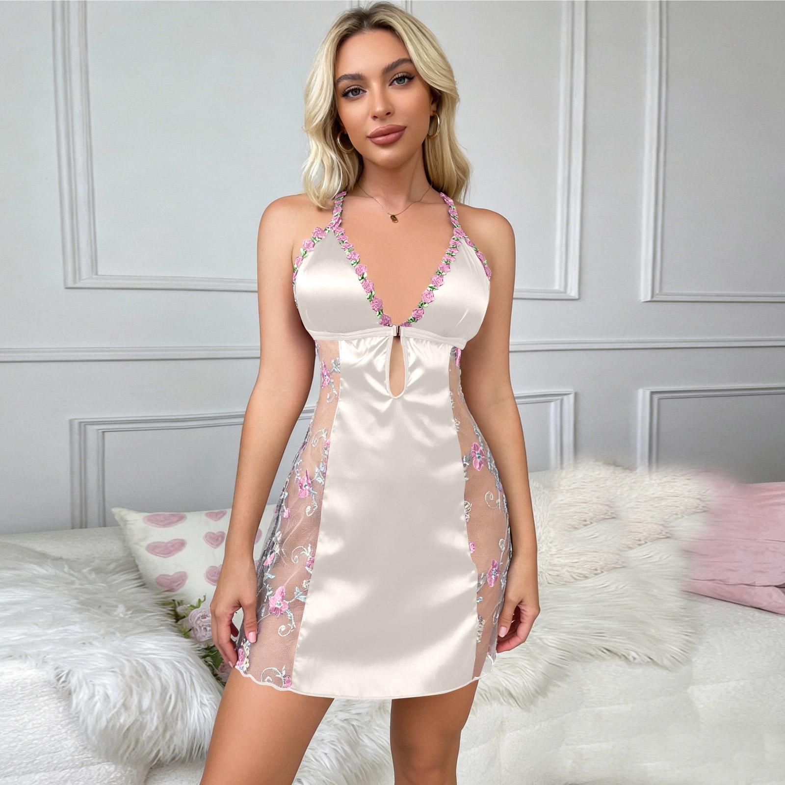 

Women s Fashion Color Sleeveless Dress XL білий