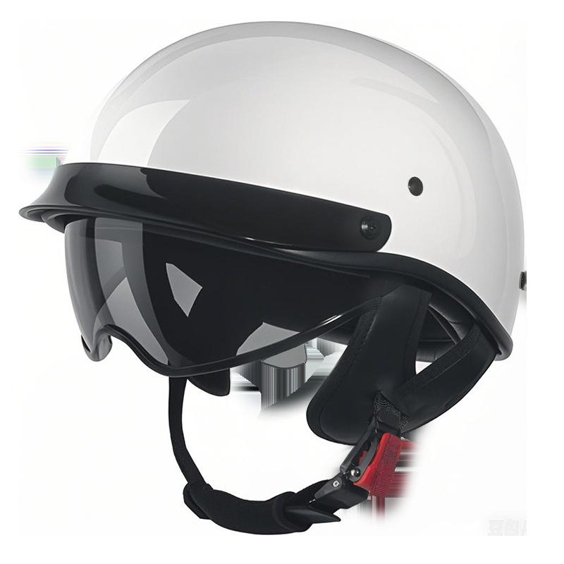 

Винтажный полушлем Ракушка Мотоциклетный шлем Harley Летний Электромобиль Индивидуальность M【56-57】