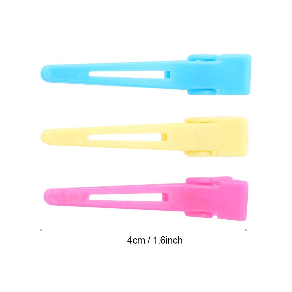 60Pcs/Pack Salon Hair Clip Colorful Barrette Hairpin for Hair Dyeing Haircut Styling