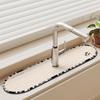 Super Absorbent Kitchen Sink Faucet Mat Drain Pad Table Mats Non-slip Sink Splash Mat Countertop Dining Washable