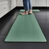 Thick PVC Leather Kitchen Floor Mat With Long Waterproof And Slip Foot Pad