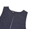 Apron Pin Tuck Apron Dark Blue [Kusuguru Japan] Denim-style K103-88 M-L