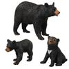 Black Bear Model Toy With Realistic For Childrens Play And Collecting