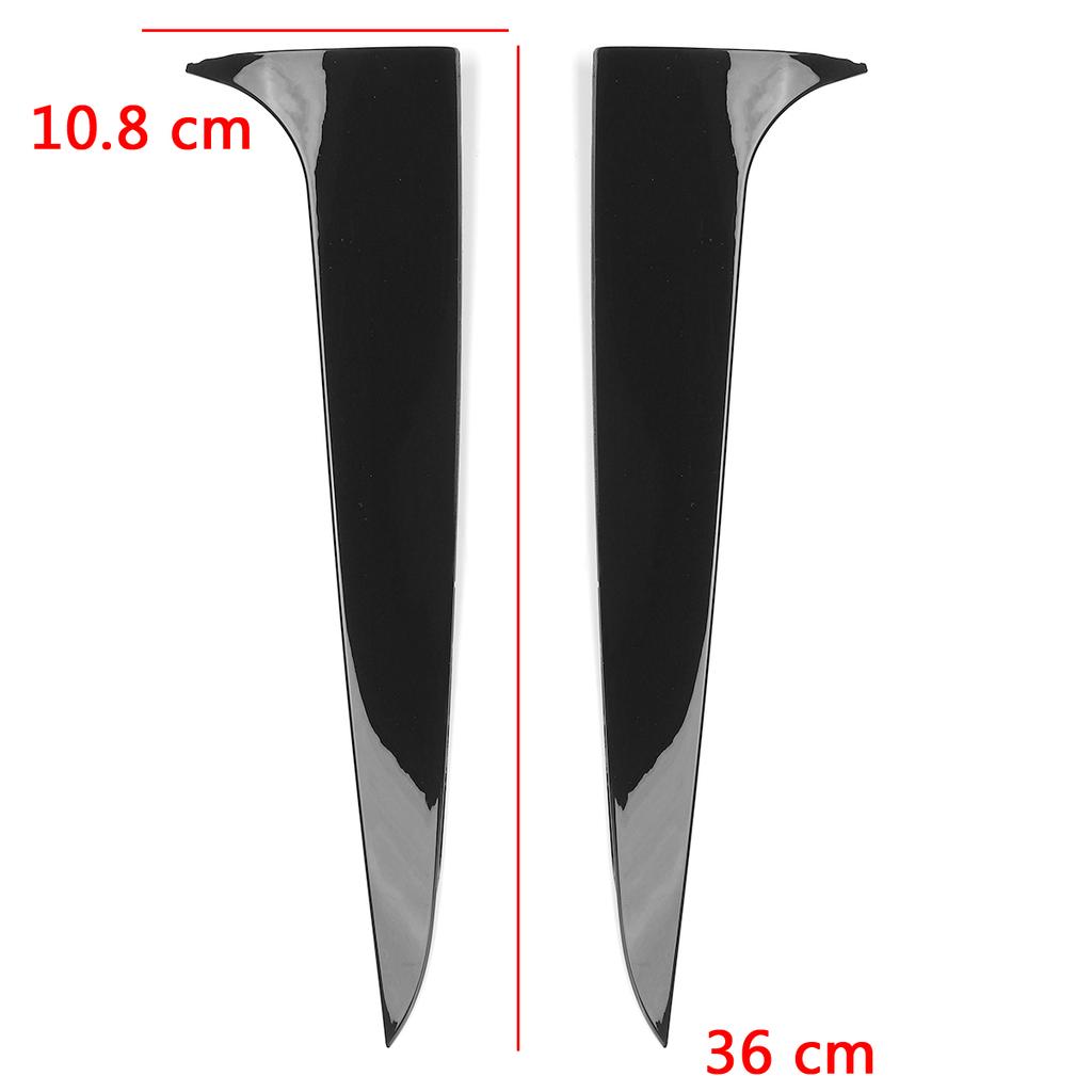 Pair Car Rear Side Window Canard Trunk Spoiler Air Splitter For BMW E84 Accessories