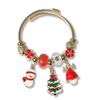 Pandora Weihnachts-Charm-Armband mit Santa-, Baum- und Rentier-Perlen