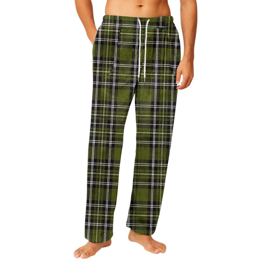 Men's Home Soft Pajama Pants Drawstring With Pockets Casual Sports Pants