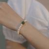 Luxury Pearl Bracelet - Stainless Steel Stringing Beads Jewelry for Women, Hypoallergenic Gift Bangles Accessories