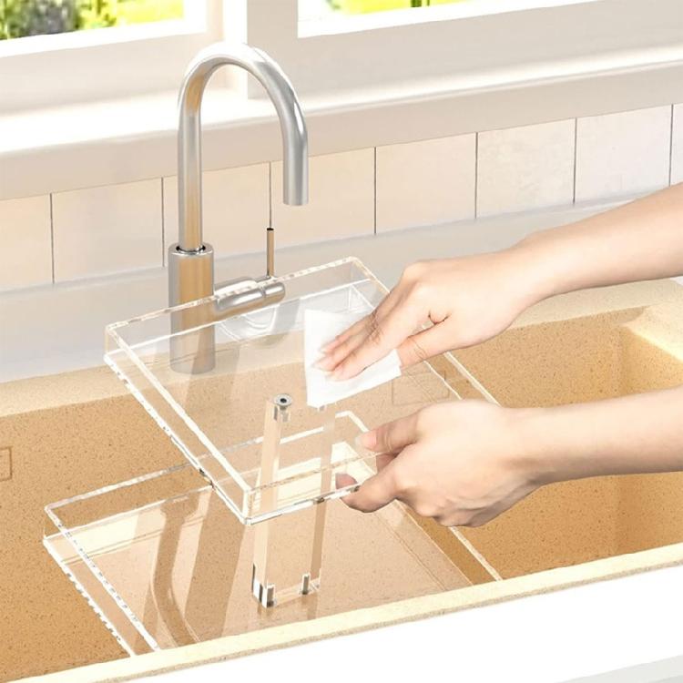 Waterproof Acrylic Makeup Storage Tray Cosmetics Organizer for Beauty Lover