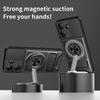 KEYSION Magnetic Phone Case for Redmi 13C Slide Camera Protection Upright Kickstand Shockproof Back Cover for Xiaomi POCO C65