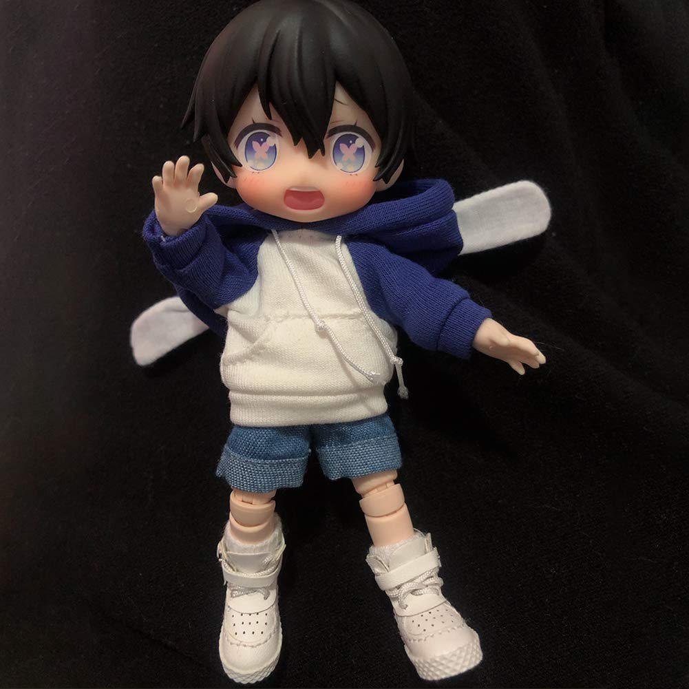 Rakulifey Obitsu 11 Shoes, OB11 Shoes, for Obitsu Doll 11cm, Cute, 5 Colors, Gift (White)