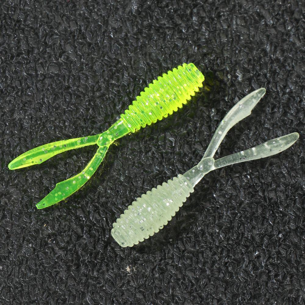10pcs 36mm 0.3g for Ocean Sea Wobbler Silicone Soft Fishing Lure Artificial Bait Fishing Tackle Worm Lures