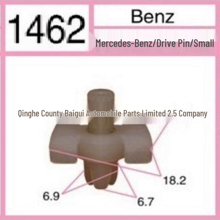 Exterior Door Panel Clips for Mercedes-Benz Mudguard & Scuff Plate