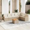 VidaXL Garden Lounge Set with Cushions 8 Pcs, Patio Sofas, Patio Furniture Set, Outdoor Furniture, Beige 3226037