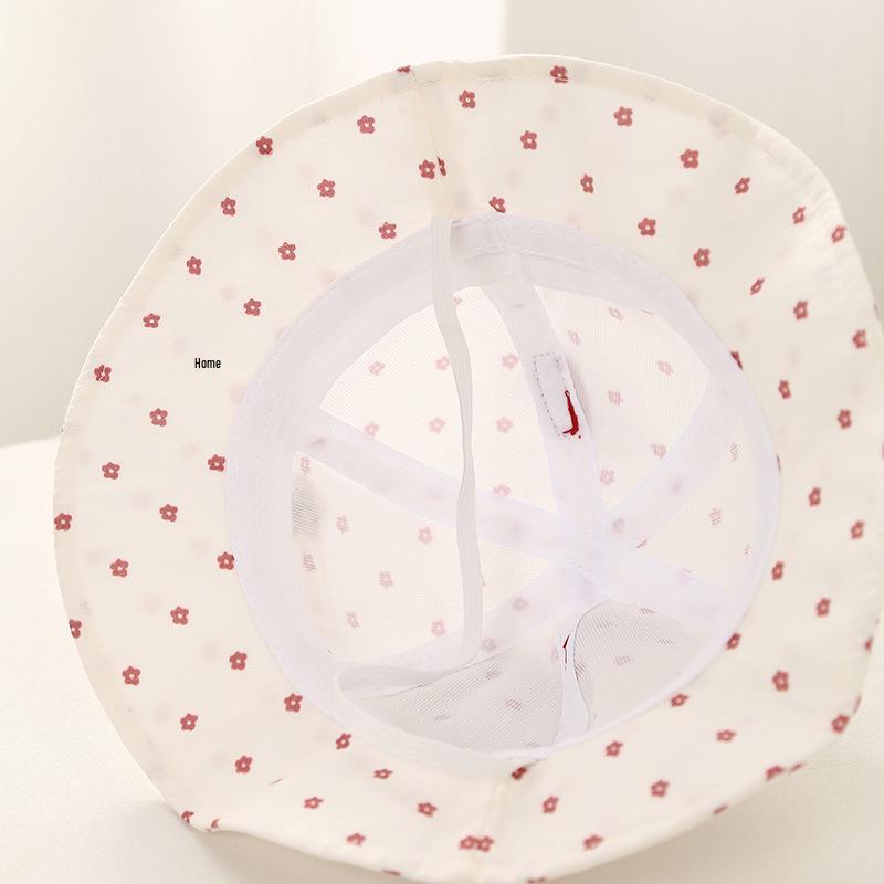 Korean Style Cute Adjustable Baby Bucket Hat for Spring/Summer - Sun Protection for Boys, Girls, Infants, and Toddlers