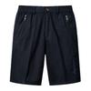 Pantaloni scurți de vară pentru bărbați, croială largă, pantaloni casual cinci sferturi pentru bărbați de vârstă mijlocie și vârstnici