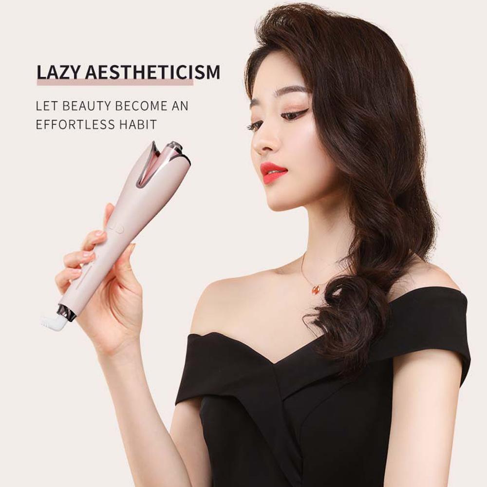 Automatic Ceramic Rotating Curler Professional LCD Curling Iron Curl Hair Curler for All Hair Type Hair Salon Curler Machine
