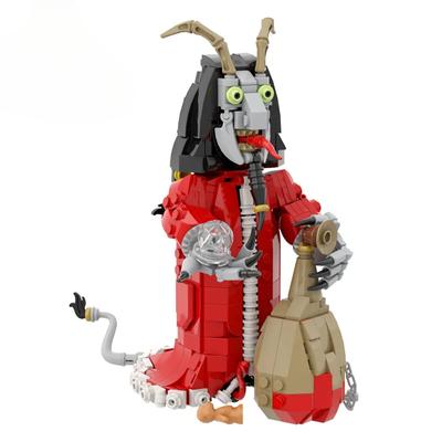 Baustein-Set Horror-Charakter-Modell Halloween-Dämon Ziegel Baustein Spielzeug Erwachsener Kinder Weihnachtsgeschenk