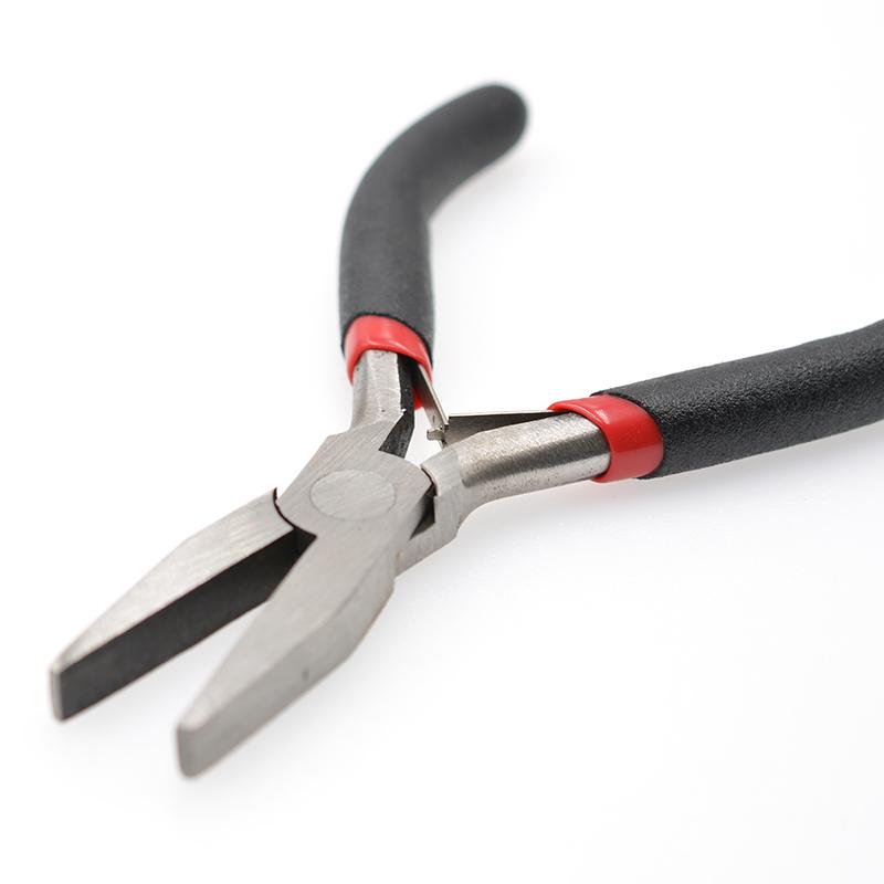 

Ручные плоскогубцы для изготовления ювелирных изделий, черные противоскользящие инструменты и оборудование, наборы для самостоятельного изготовления из углеродистой стали