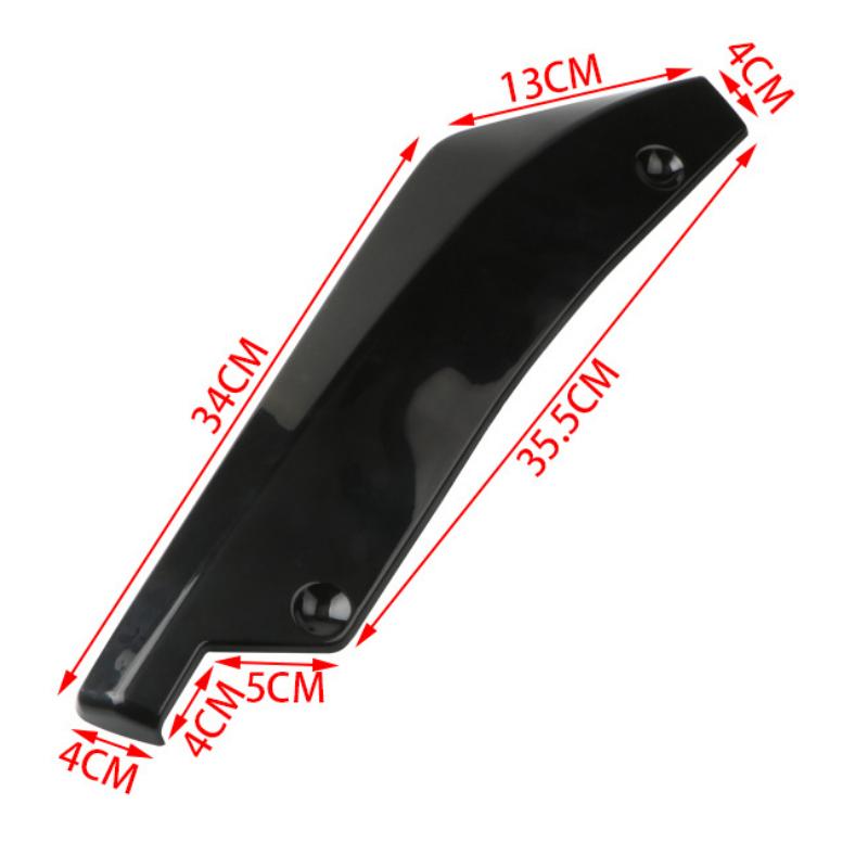 Universal Auto Vorne Hinten Stoßstange Streifen Lip Spoiler Diffusor Splitter Scratch Protector Carbon Fiber Winglets Seite Rock