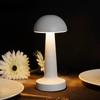 Mushroom LED Table Lamp Rechargeable Touch Night Light Wireless Dimmable For Home Bar Coffee Dining Room Decor Retro Table Lamp