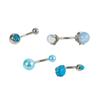 4Pcs Combination Set Belly Button Piercing Simple Piercing Jewelry Navel Ring