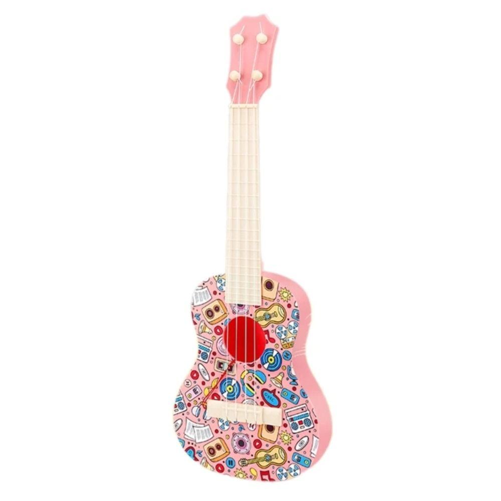 4 Strings Simulation Ukulele Toy Animal Musical Instrument Toy Children Guitar Toy  Play Activity